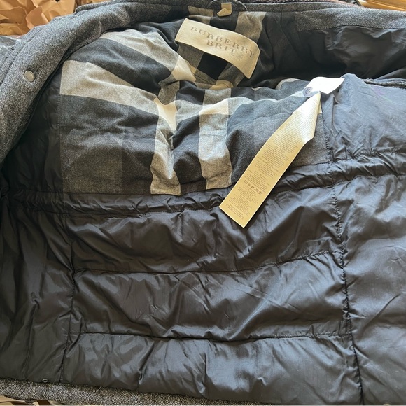 NWOT! Burberry Wool Duck Down Filled Utility Jacket Sz S W/T Auth Cert $2,150 - Picture 15 of 17